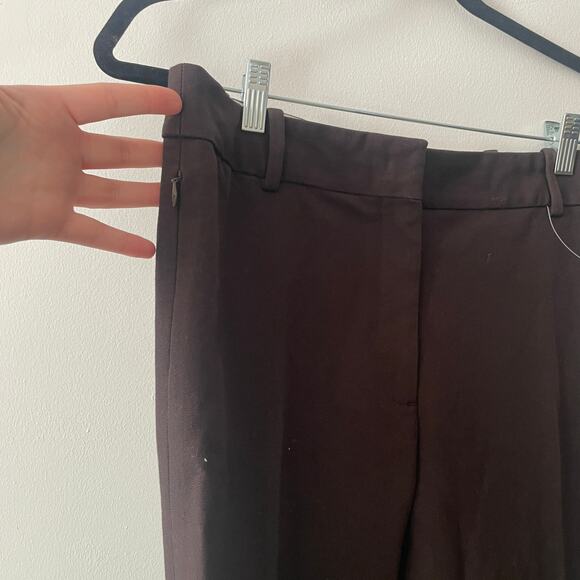 NWOT FRAME Le High Flare Trouser in Americano Chocolate Brown Sz 8 - Picture 5 of 14